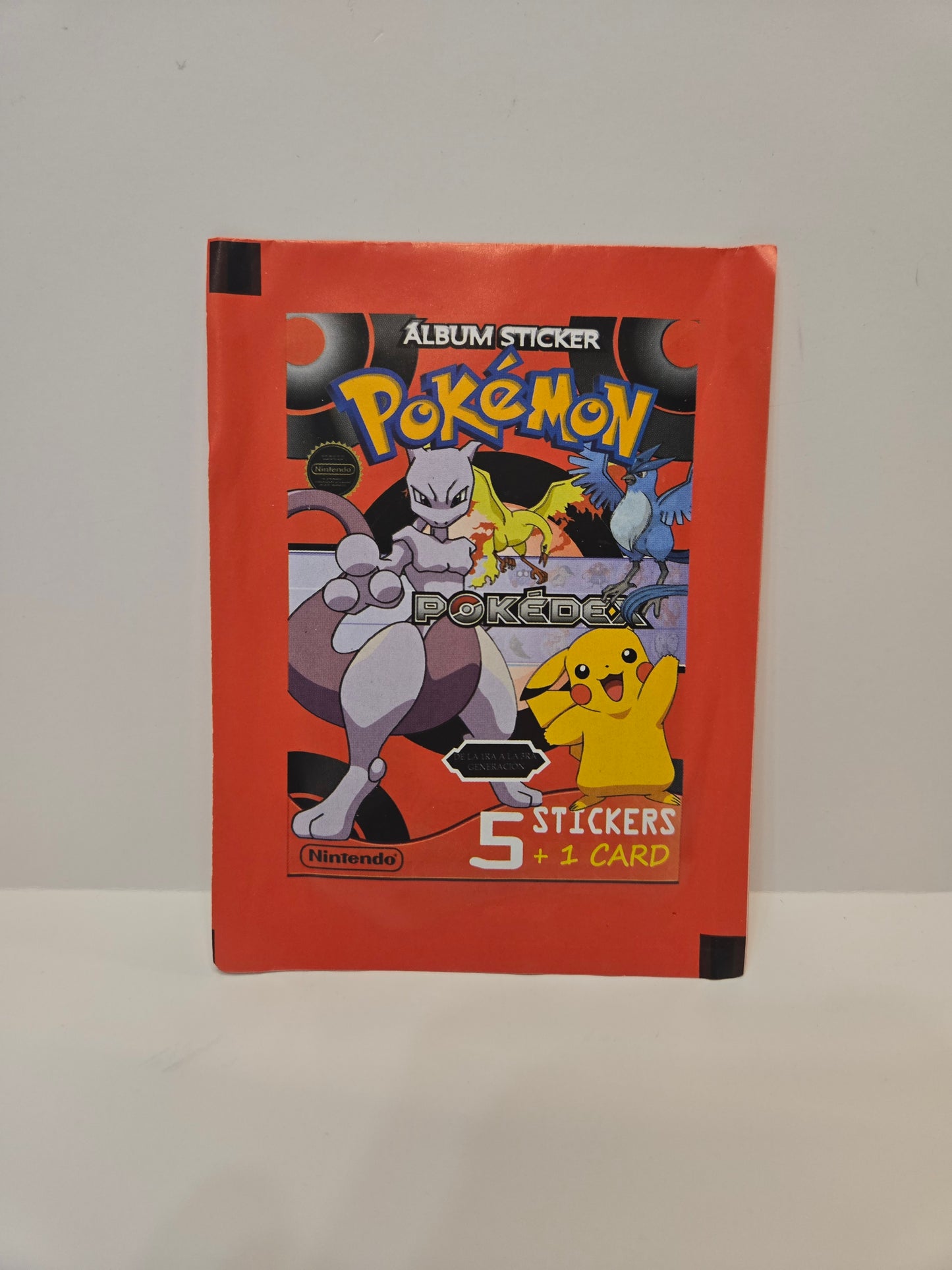 Pokémon Album Sticker Pokedex Pack Red