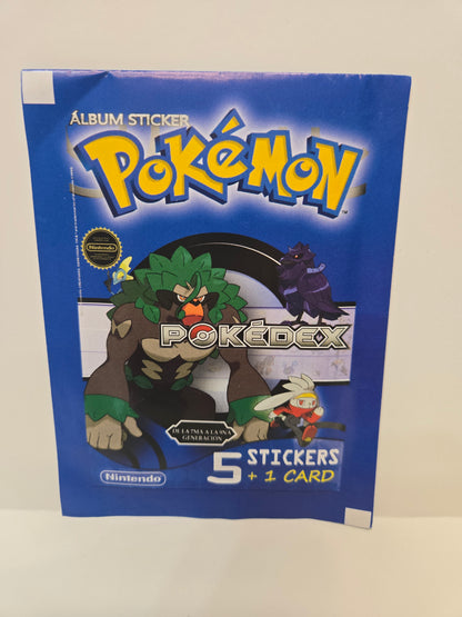 Pokémon Album Sticker Pokedex Pack Blue